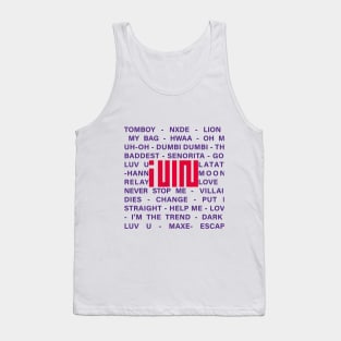 SONGS OF THE GROUP (G) IDLE Tank Top